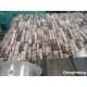 Brick Grain Prepainted Galvalume Steel Coil PVC Film Laminated Coil Weight ≤ 8T