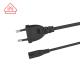 XianDa supply best 360 tv EU Plug 2 pin to IEC C7 electrical supplies power cords dryer extension cords ac power cord