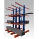 Q235 Double Sided Cantilever Rack , Cantilever Pipe Storage Racks 2000KG Capacity