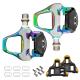 KOOTU Colorful Clipless Pedals Road Bike Pedals SPD Lock Pedals