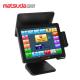 Double Screen Supermarket Pos System 15 Inch With Optional Memory