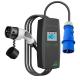 G1S 7kw Type 2 With Blue Cee 32a Portable EV Charger Electric Car Charging Box