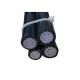 Polyethylene Service Drop Cable , Aerial Drop Cable For Overhead Distribution Lines