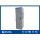 2.5mm Aluminum Outdoor Telecom Cabinet 43U Equipment Enclosures With LED