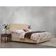 American design Good quality Gery Fabric Upholstered Headboard Queen Bed Leisure