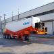 4 Axle fly ash pneumatic sand bulk cement tanker trailer manufacturers