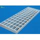 Welded Sewage Steel Bridge Deck Grating Serrated Slip Stair Treads Floor