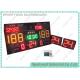 LED Digital Basketball Electronic Scoreboard with 24s Shot Clock and wireless remote console