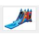 Safety 0.55mm PVC Outdoor Inflatable Bouncy Castle Water Slide For Kids
