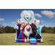 Indoor Or Outdoor Inflatable Bouncer , Frozen Team Kids Jumping Castle With PVC Tarpaulin