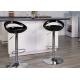 H760-970mm Counter Height Bar Stools Steel Plastic Seat Bar Stools For Garden