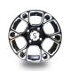 Shu-Ran Exclusive 12 Inches Golf Cart Machined/Glossy Black Wheels -25 Offset