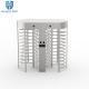 Double Magnetic Full Height Turnstile Gate Biometric Face Recognition RS485