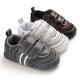 Hot sale PU Leather soft bottom casual boyoutdoor sneaker mesh baby shoes