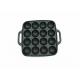 BSCI SGS Cast Iron Grill Griddle Takoyaki Grill Pan For Stovetop