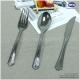 7 Inch Silver Disposable Plastic Utensils,Disposable Cutlery Set,disposable plastic forks-pre wrapped plastic cutlery