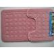 Custom safety towel pink Microfiber Bath Mat rugs 42 x 48 for hotel MBM-004