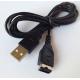Lenght 1.2M black USB Data Charging Cable , GBA SP Charge Cable