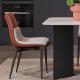 ModernaMix Fabric And Leather Dining Room Chairs