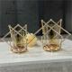 Wholesale wedding centerpieces single gold candle holder for event decor