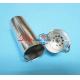 9 Pin Vacuum Tube Sockets Silver Color 70mm Shield Length For EL84 6P14 6BQ5