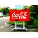 Digital Outdoor Led Billboard Display Signs P4 For Business , 16 / 9 Gold Ratio