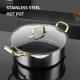 New Arrival Soup & Stock Pot Induction Cookware Kitchen Pots 304 Stainless Steel Hot Pot With Divider
