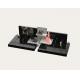 High Quality Countertop Plexiglass Watch Display 25mm Black & Clear Acrylic