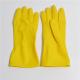 Reusable Flocklined Kitchen Rubber Gloves  anti-Chemicals Household rubber gloves