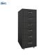 fireproof Office Furniture Storage Cabinets With 6 Drawers