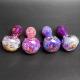 Beautiful Colored 3D Pink Purple Glass Hand Pipe 2.9 Inch For Weed Dry Herb