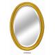 Mirror frames, oval shape with gold color frames