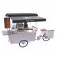 Integrated SS304 Worktable 300KG Load Mobile Coffee Cart