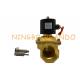 AC 220V DC 24VG 2 Inch DN50 2/2 Way Direct Operated UW-50 2W500-50 Brass Solenoid Water Valve