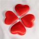 Red Satin Padded Hearts Embellishments Applique Crafts Engagement Parties