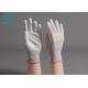 Breathable Palm Coated Gloves , ESD Disposable Gloves With Great Flexibility