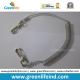 Transparent Clear Plastic PU Stainless Steel Core Coiled Tether Rope