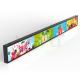 VETO Customisizd Size Indoor Digital Advertising Screen Shelf Edge Stretched Bar LCD Display For Retail Store