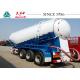 V Type Bulk Tanker Trailer , 3 Axles Cement Tank Trailer With Big Load Capacity