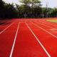 Rubber Granules Athletic Running Tracks With Breathable Spray Coating System