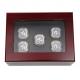 Square Shape Jewelry Wooden Box For Rings Matt or Glossy finish