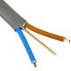 2*1mm2+E Copper Flat Cable Two Core PVC Insulated Coated Stranded Flat Cord