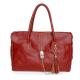 Women Style Soft Real Leather Red-Brown Shoulder Bag Handbag #2590