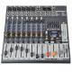 12 Channel Professional Audio Mixer  Audio Stage Mixing Console  X1222USB