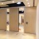 Office Interior Design Movable Wall Divider On Wheels For Art Gallery