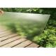 Patterned Transparent Solar Panel Glass Low Visible Light Reflectivity Tempered