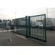 Dark Green Hot Dipped Galvanised Steel Gate Easily Assembled