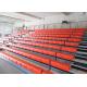 Indoor Retractable Seating System Anti - Slip With 1000mm Standard Front Rails