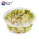 3000ML  Packaging round disposable soup salad food container plastic microwave safe PP bowl/box with lid