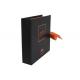 Book Shaped Rigid Gift Boxes1400gsm Black Paper Chocolate Packaging Boxes